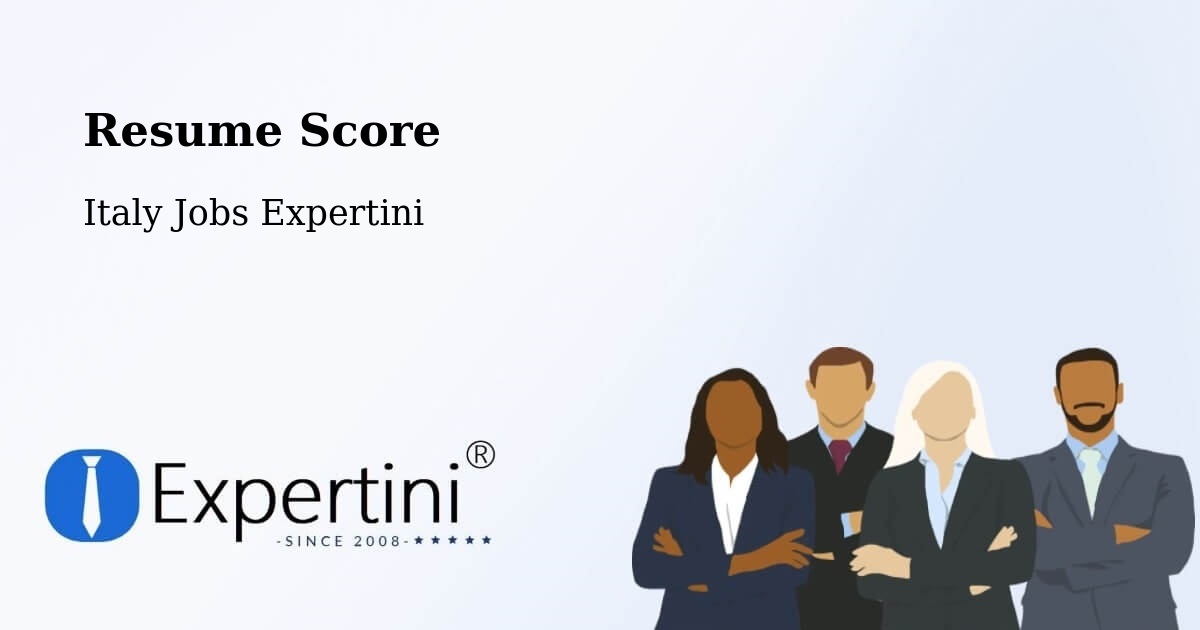 Resume Score & Job Description Match Tool – Ardea - Italy Jobs Expertini